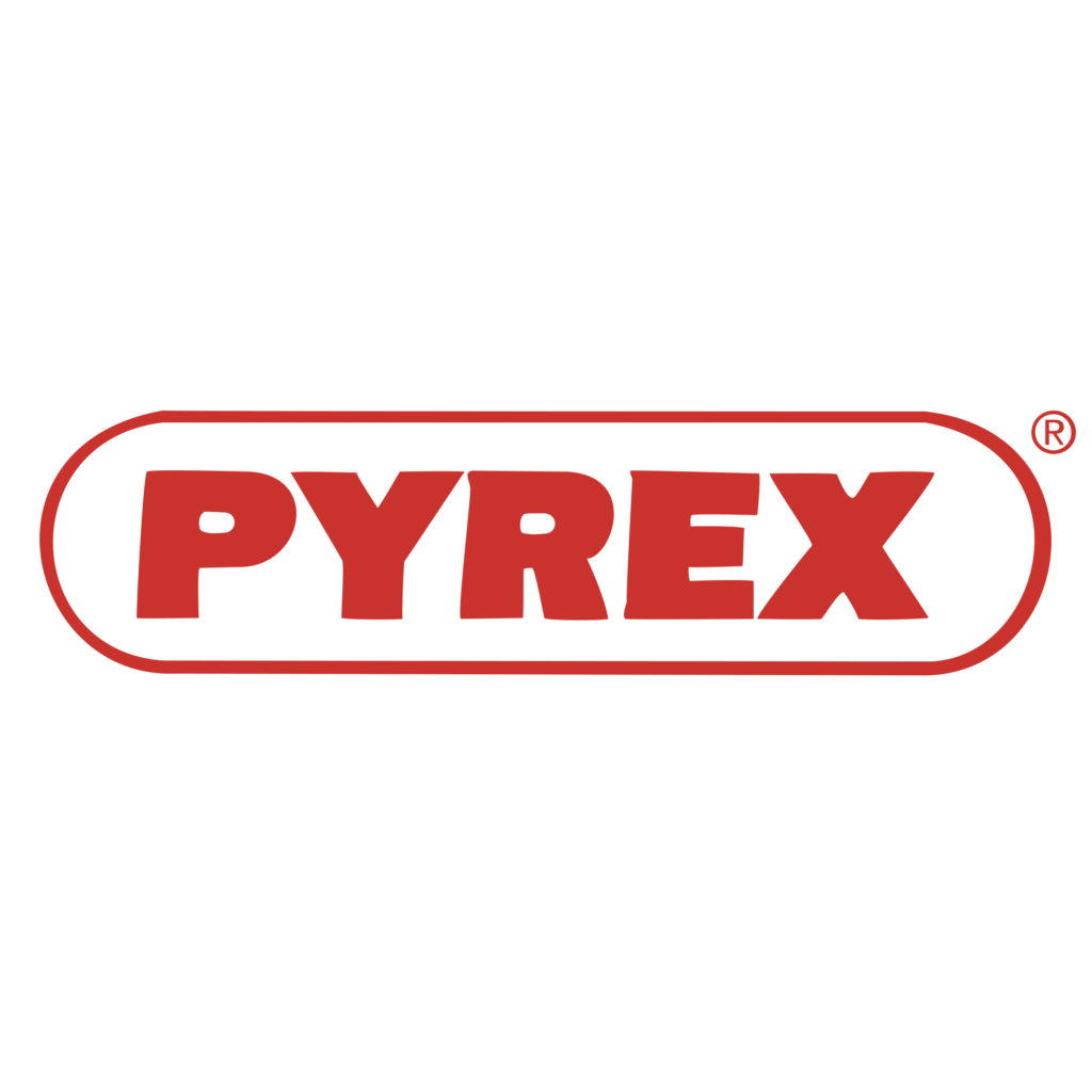 Pyrex logo – consumer goods market research client